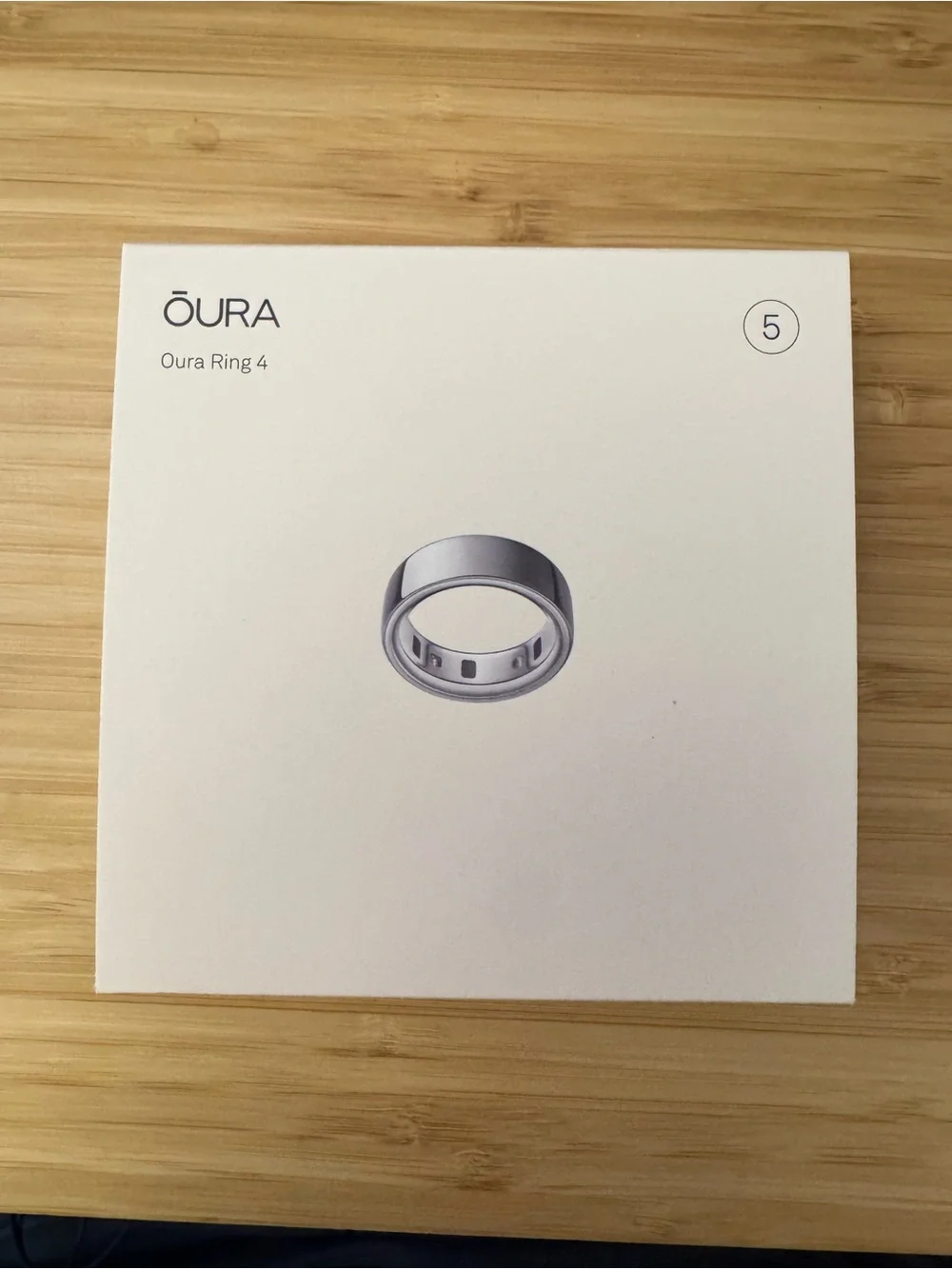 Oura Gen 4 - Silver - size 5